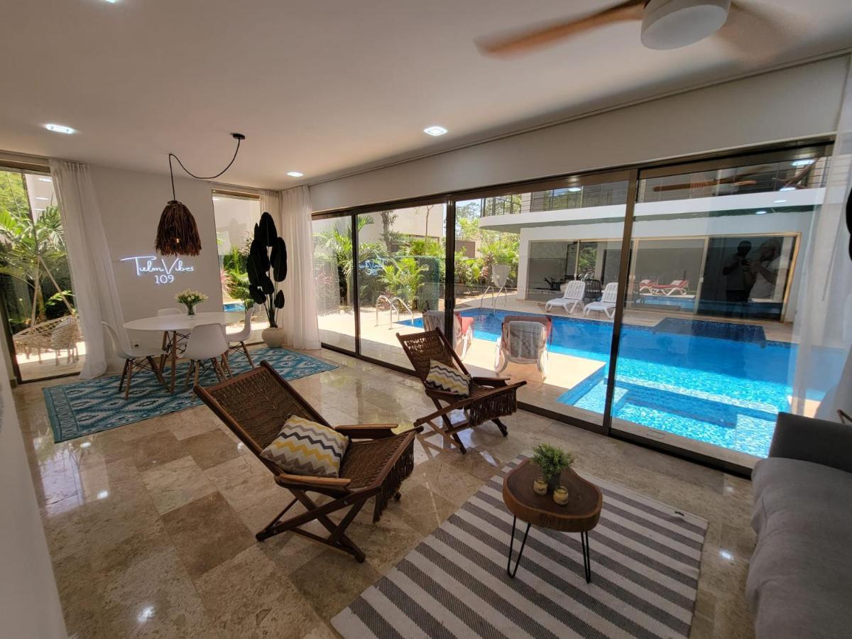 Appartement Great&cosy Design 1bed - Ground Floor Swim-up Tulum